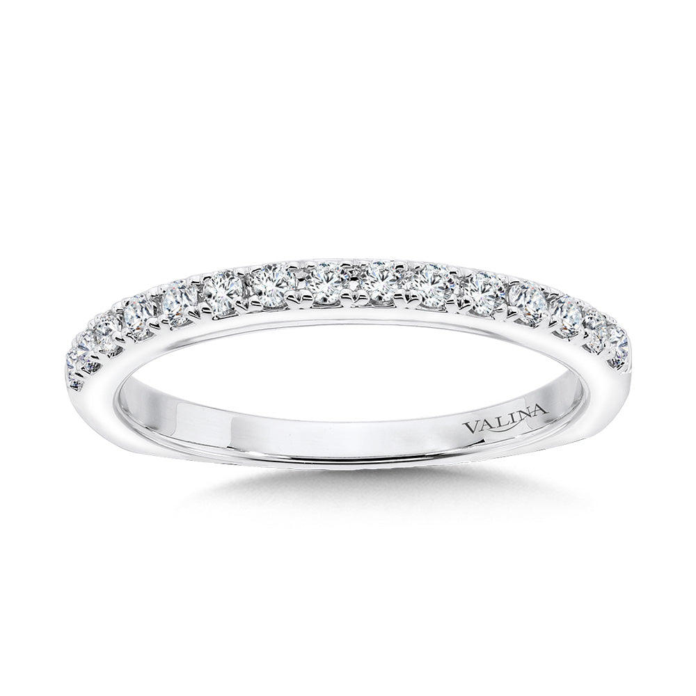 Straight Diamond Wedding Band — R1085BW