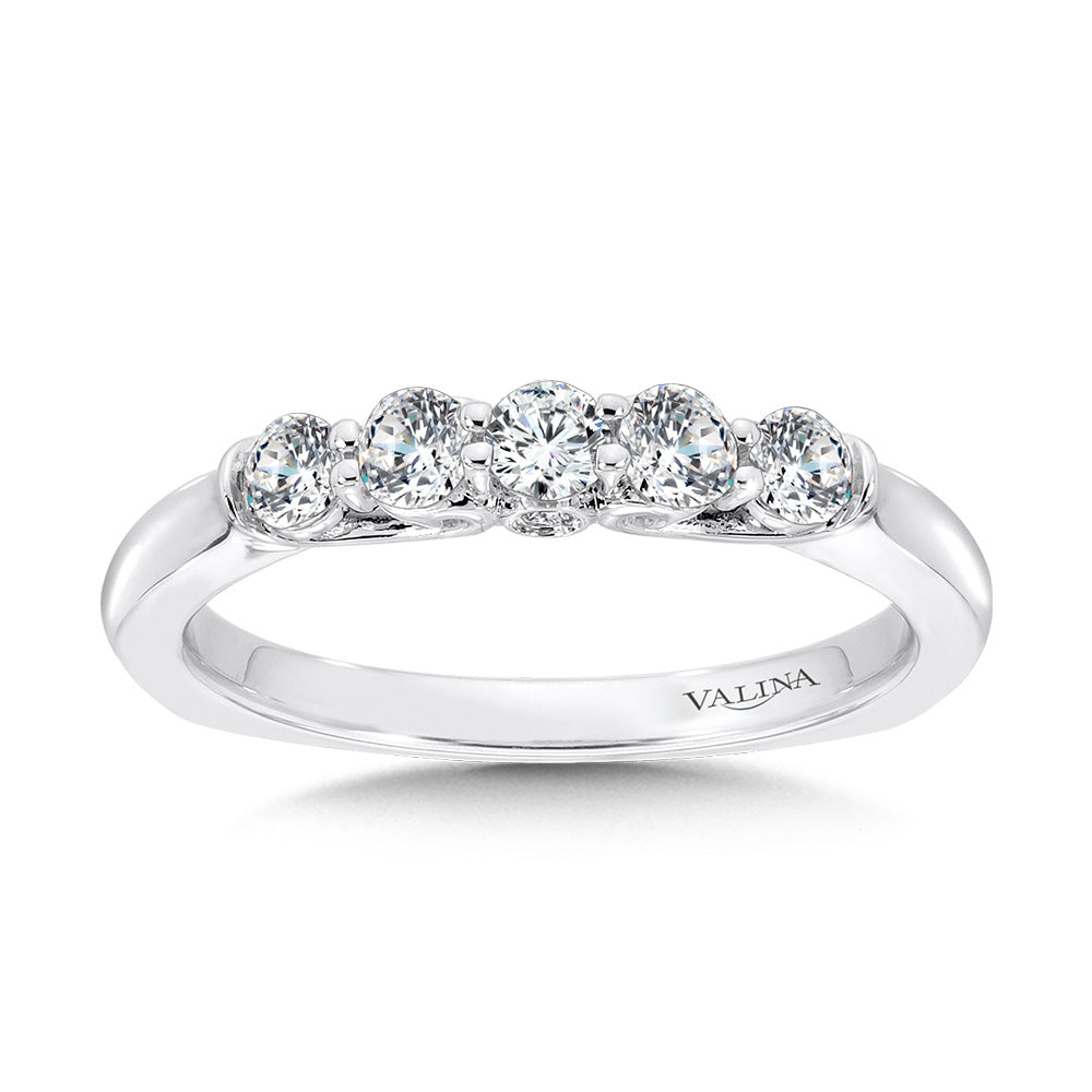 Five-Stone Diamond Wedding Band — R1086BW
