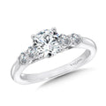 Five-Stone Straight Engagement Ring — R1086W