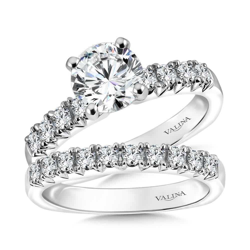 Five-Stone Straight Engagement Ring — R1087W