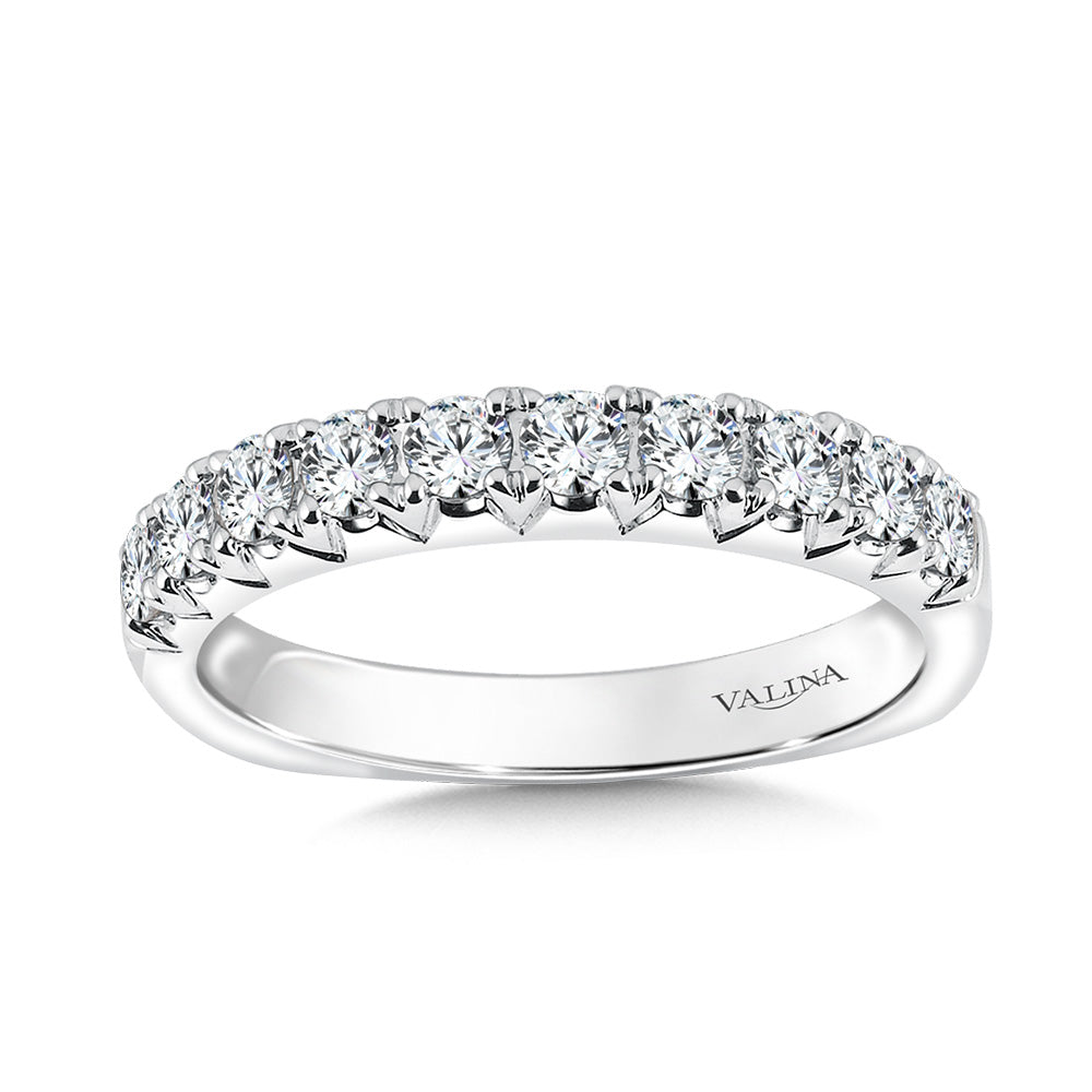 Straight Diamond Wedding Band — R1088BW