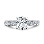 Five-Stone Straight Engagement Ring — R1088W