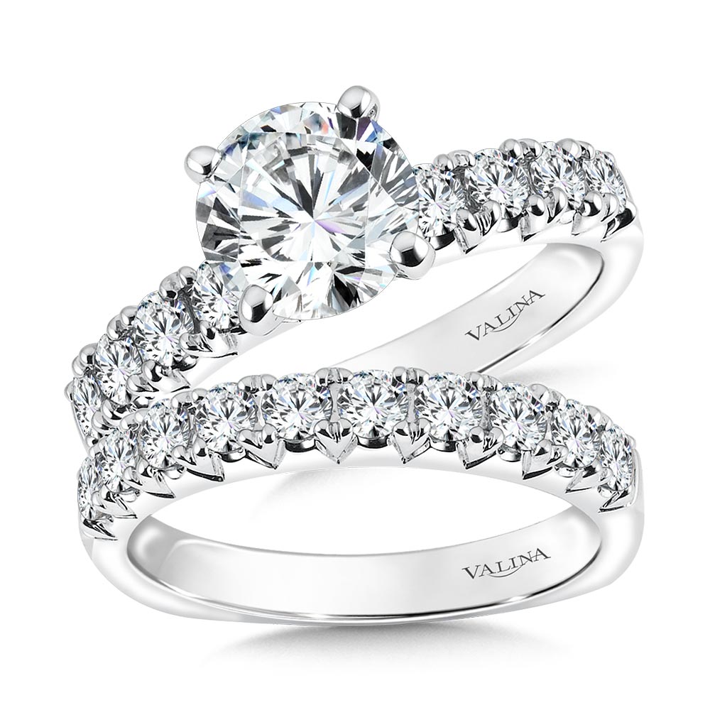 Five-Stone Straight Engagement Ring — R1088W