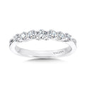 Tapered Straight Diamond Wedding Band — R1089BW
