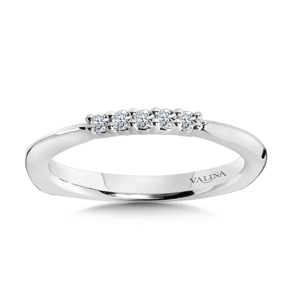 Five-Stone Diamond Wedding Band — R1090BW