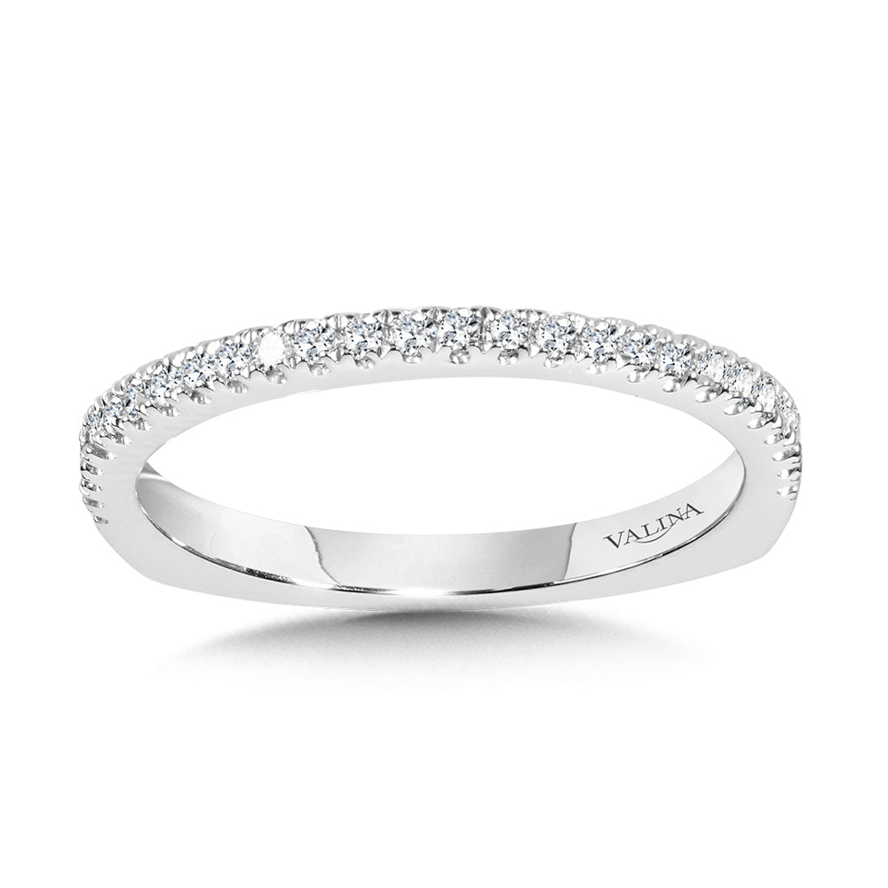 Straight Diamond Wedding Band — R1094BW