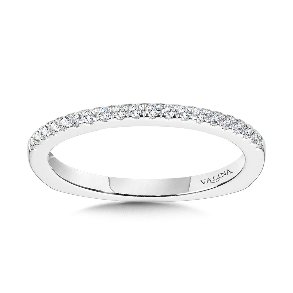 Straight Diamond Wedding Band — R1095BW
