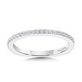 Straight Diamond Wedding Band — R1097BW