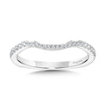 Curved Diamond Wedding Band — R1106BW