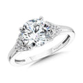 Tapered Diamond Engagement Ring — R1110W