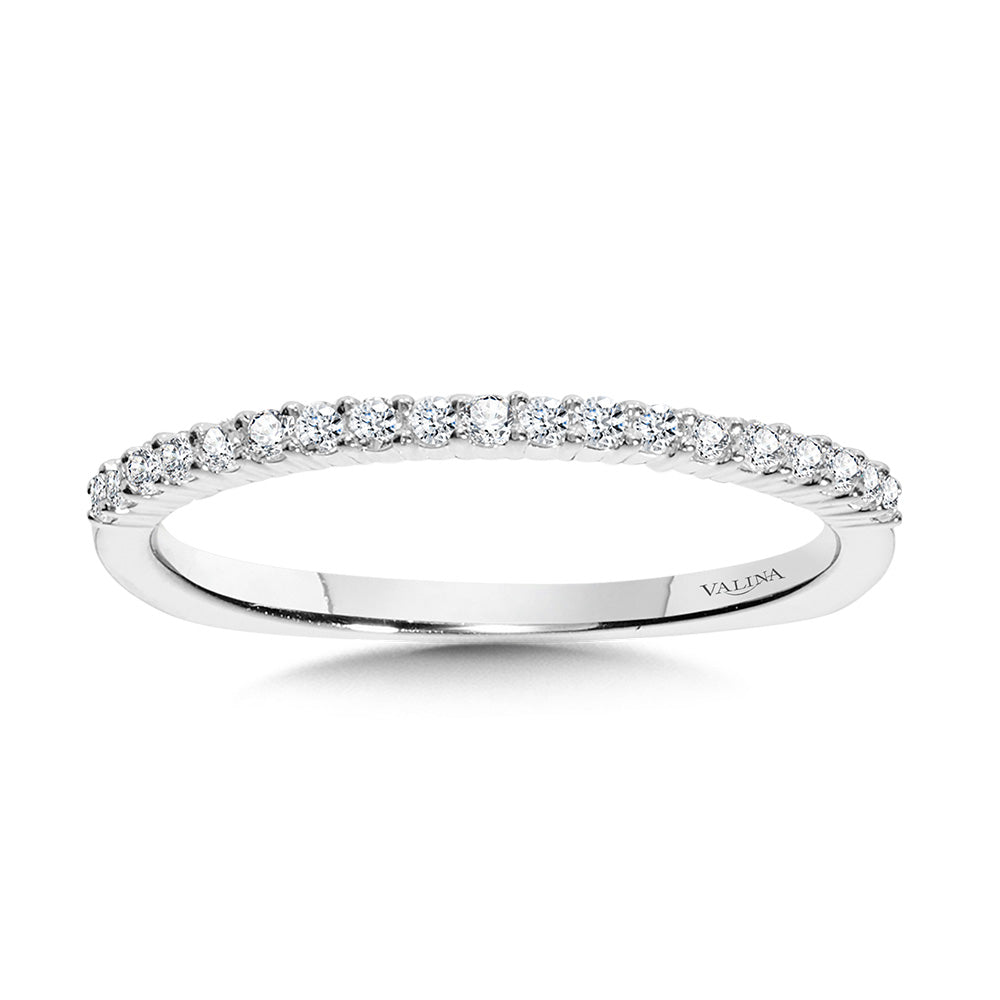 Straight Diamond Wedding Band — R1111BW
