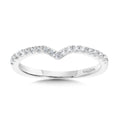 Chevron Diamond Wedding Band — R1112BW
