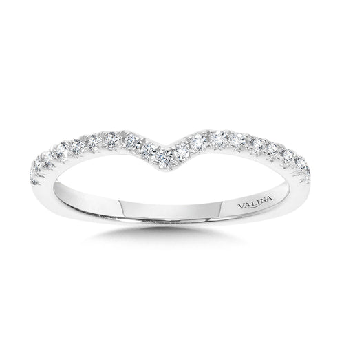 Chevron Diamond Wedding Band — R1112BW