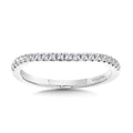 Curved Diamond Wedding Band — R1117BW-SR