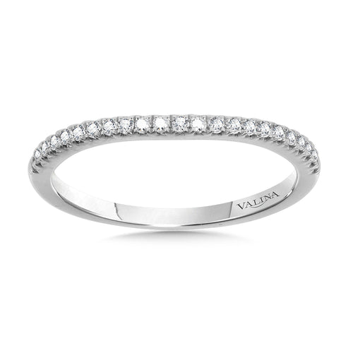 Curved Diamond Wedding Band — R1119BW-SR