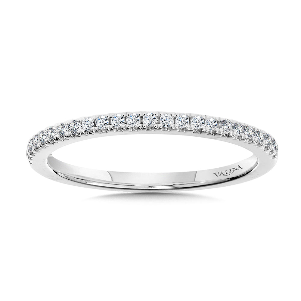 Straight Diamond Wedding Band — R1120BW-SR