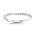 Curved Diamond Wedding Band — R1122BW-SR