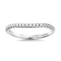 Curved Diamond Wedding Band — R1123BW-SR