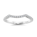 Curved Diamond Wedding Band — R1131BW-SR