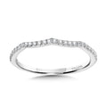 Curved Diamond Wedding Band — R1134BW-SR