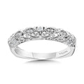 Vintage Milgrain & Filigree Accented Diamond Wedding Band — R1158BW