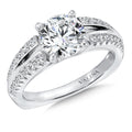 Split Shank Diamond Engagement Ring — R141W