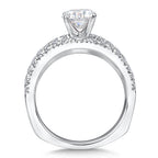 Split Shank Diamond Engagement Ring — R144W
