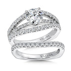 Split Shank Diamond Engagement Ring — R144W