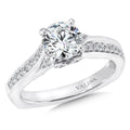 Spiral Style Diamond Engagement Ring — R148W