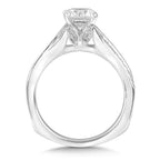 Spiral Style Diamond Engagement Ring — R148W