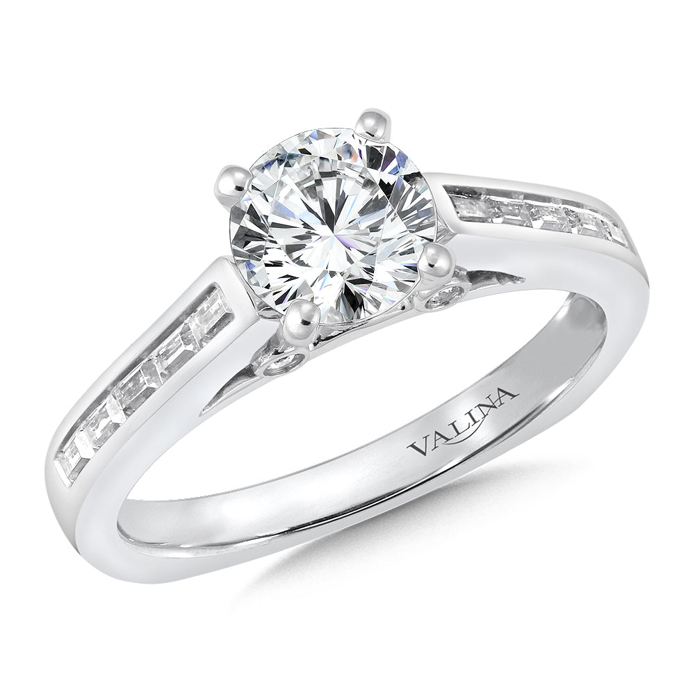 Diamond Engagement Ring — R150W
