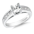 Diamond Engagement Ring with Side Stones — R153W