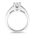 Diamond Engagement Ring with Side Stones — R153W