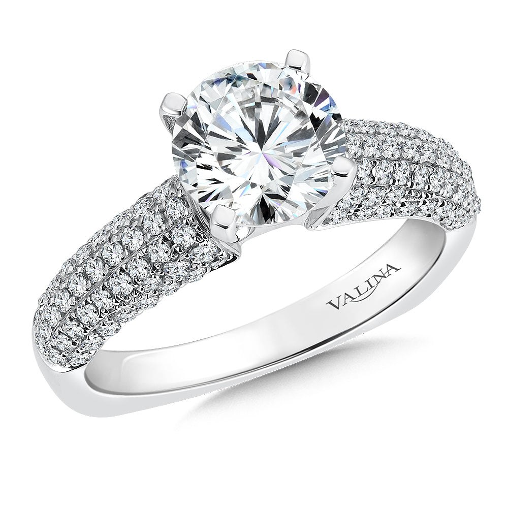 Diamond Engagement Ring — R162W
