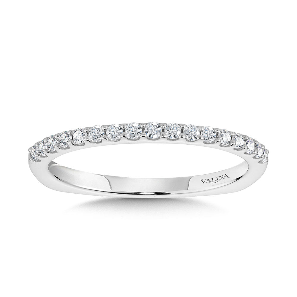 Straight Diamond Wedding Band — R2211BW
