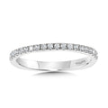 WG Straight Diamond Wedding Band — R2239BW