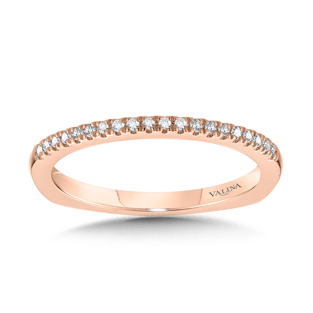 Straight Diamond Wedding Band — R2240BP