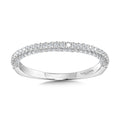Three-Row Diamond Wedding Band — R2244BW