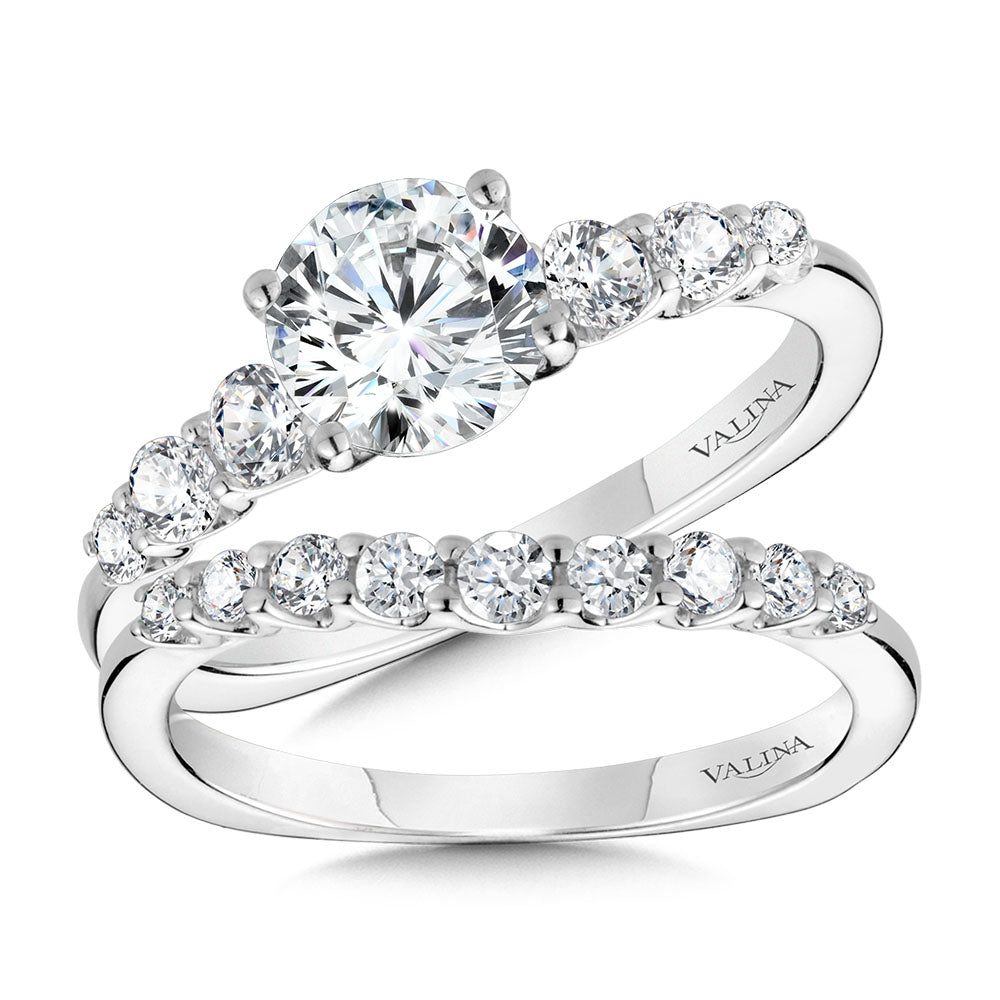 Graduating Six-Stone Diamond Engagement Ring — R2247W