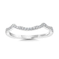 Curved Diamond Wedding Band — R2249BW