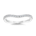 Curved Diamond Wedding Band — R2252BW