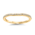 Curved Diamond Wedding Band — R2254BY-SR
