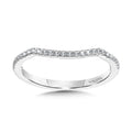 Curved Diamond Wedding Band — R2259BW-SR