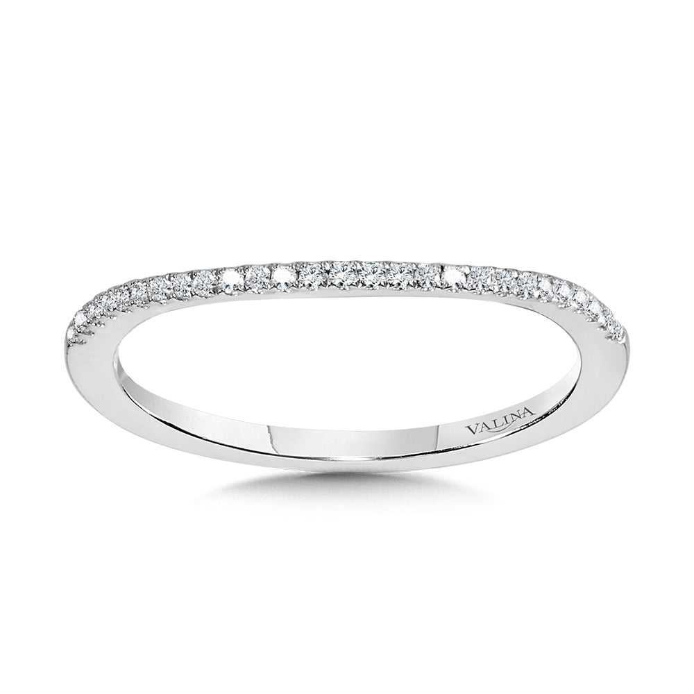Straight Diamond Wedding Band — R2260BW-SR