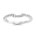 Curved Diamond Wedding Band — R2263BW-SR