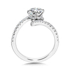 Hidden Halo Bypass Diamond Engagement Ring — R2270W-SR