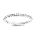 Straight Diamond Wedding Band — R2292BW-SR