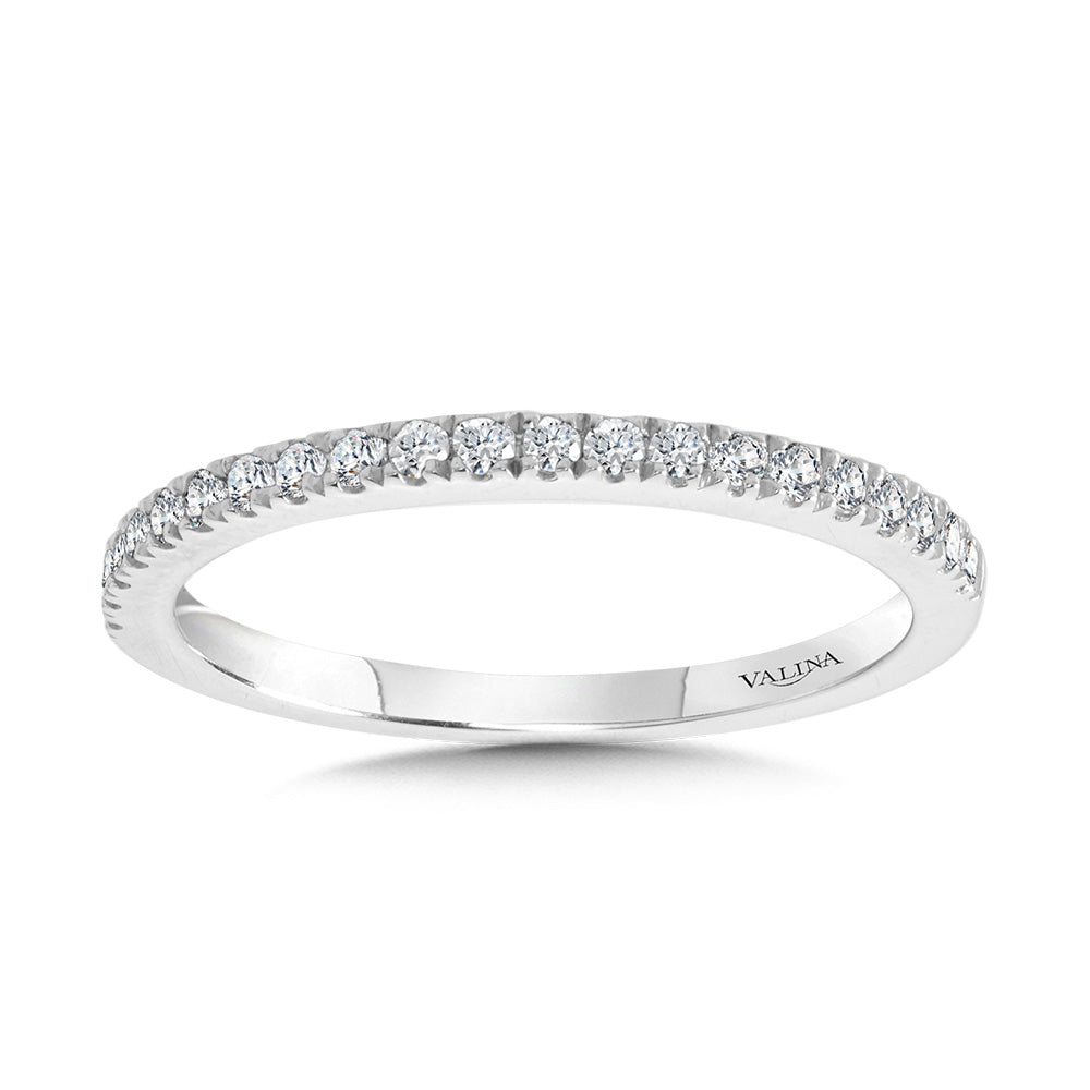 Straight Diamond Wedding Band — R2294BW-SR