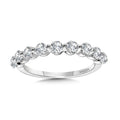 Straight Shared-Prong Diamond Wedding Band — R2336BW-SR