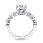 Straight Shared-Prong Diamond Engagement Ring — R2336W-SR